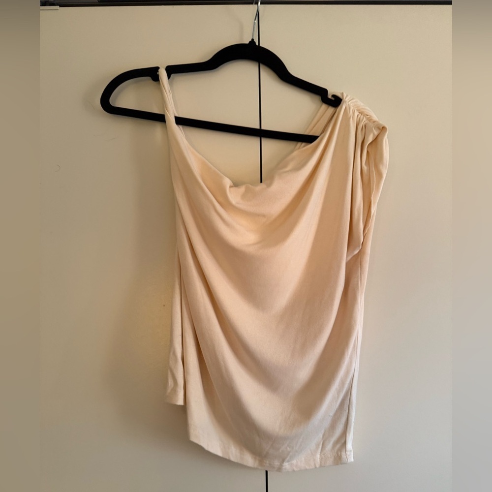 Bobbles and lace blouse